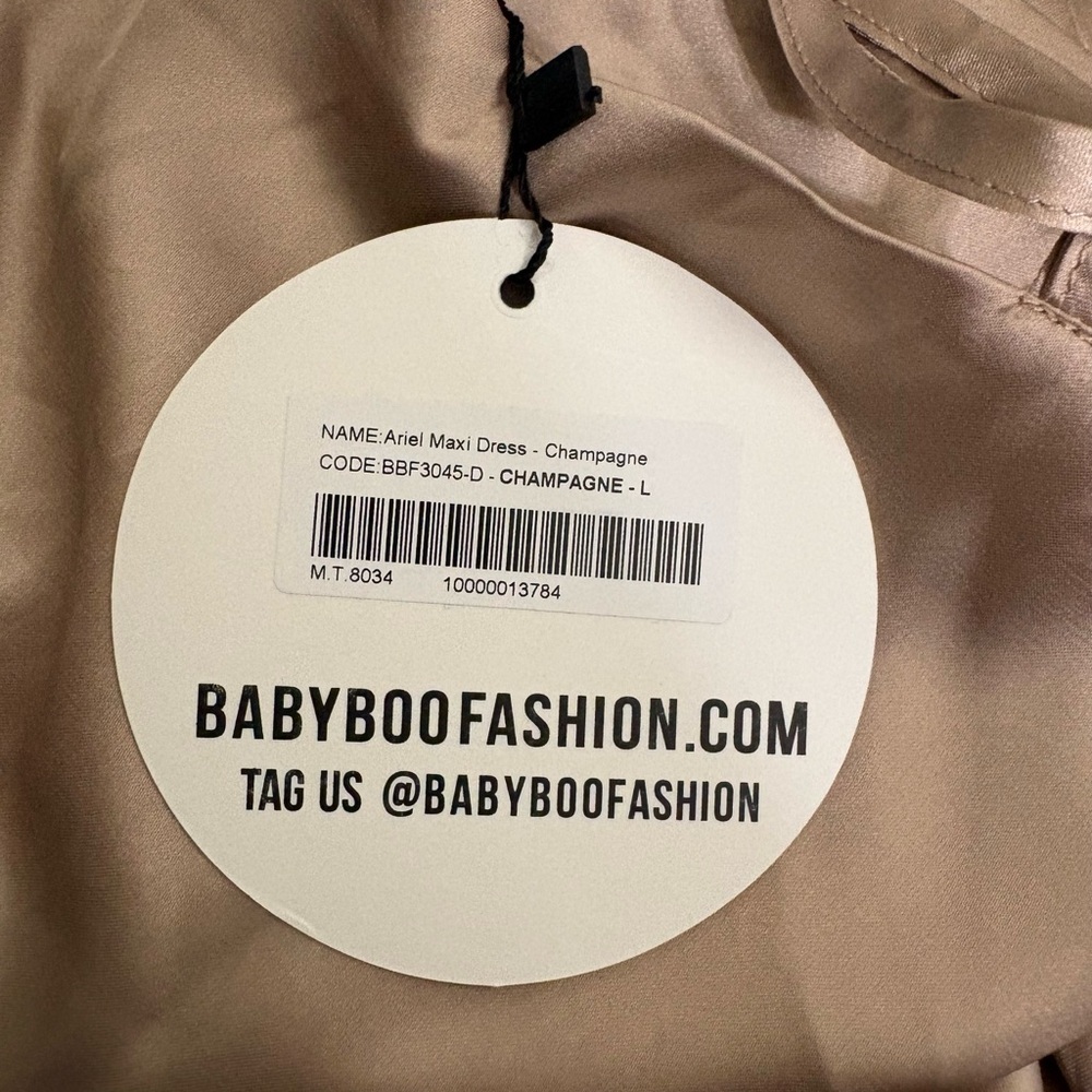 Babyboo Ariel Satin Maxi Dress - Picture 6 of 8